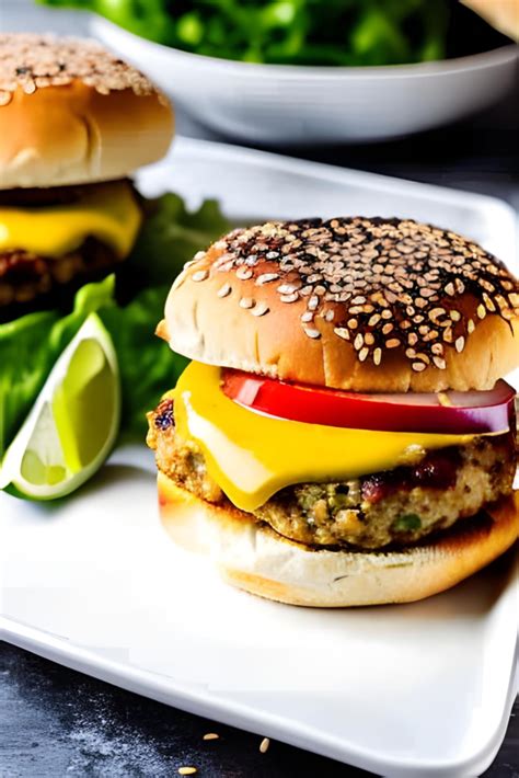 The Best Ground Chicken Burgers .